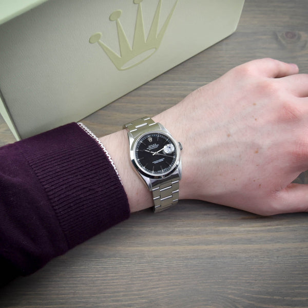 Datejust 16200 - Gents Watch - Black Dial - 1987