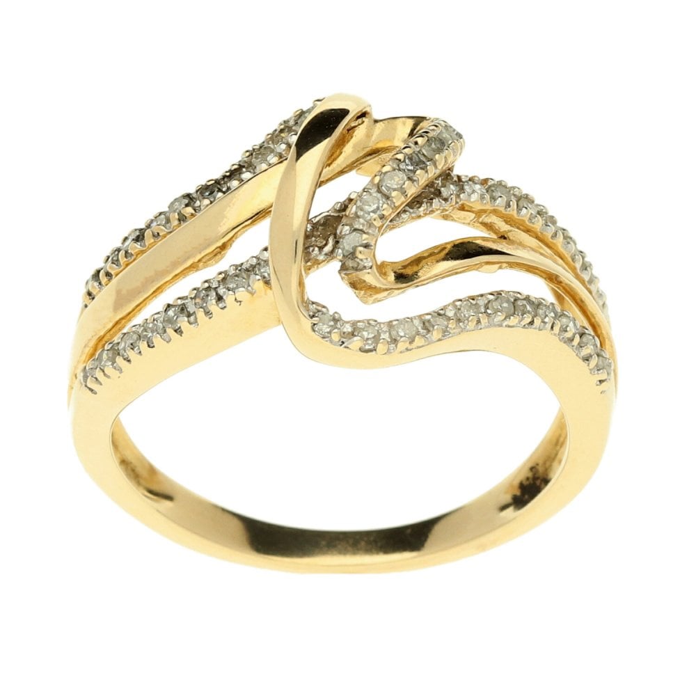 9ct Yellow Gold 0.45ct Diamond Ring