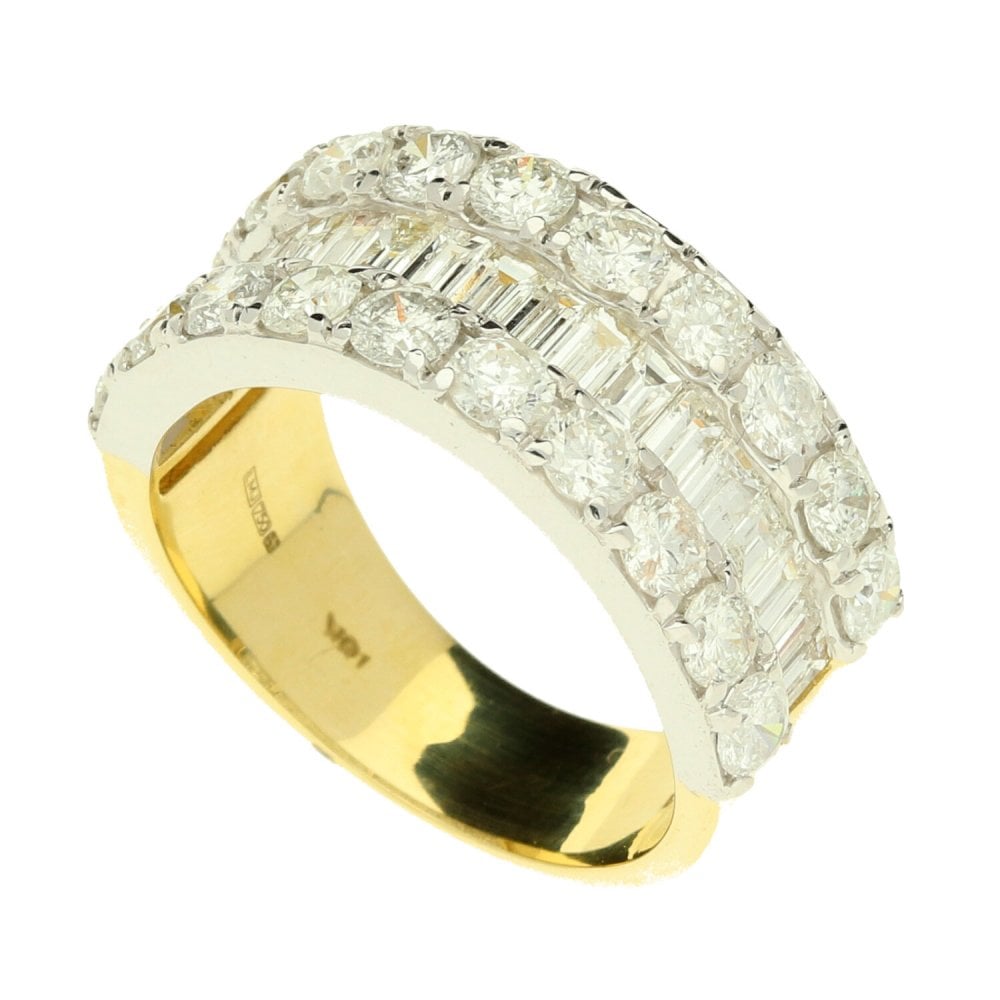 18ct Yellow Gold 3.02ct Diamond Ring