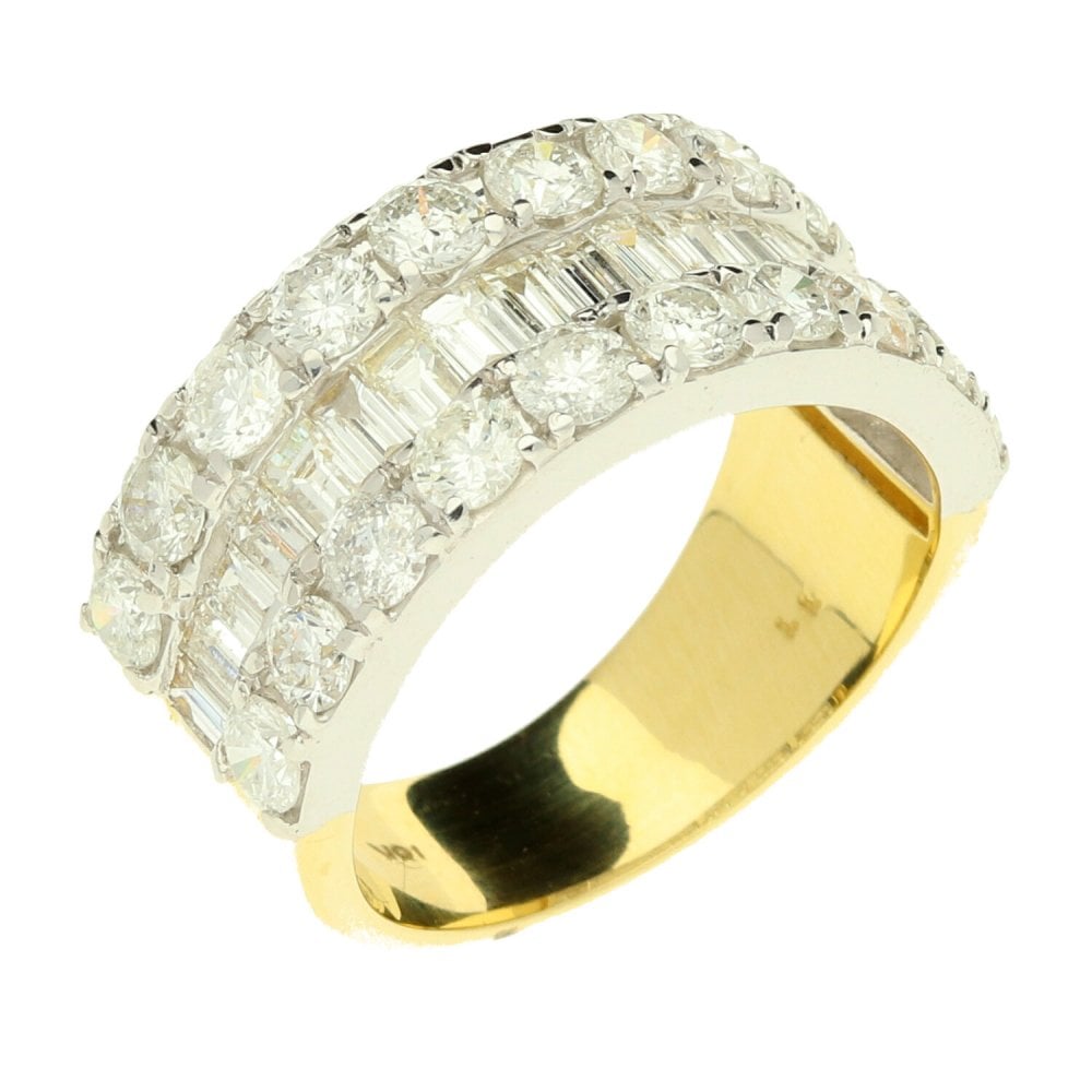 18ct Yellow Gold 3.02ct Diamond Ring