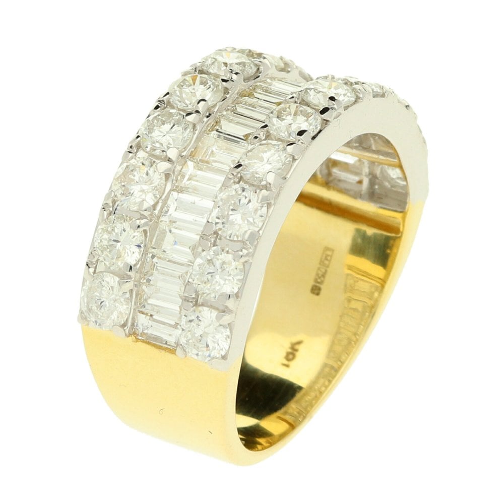 18ct Yellow Gold 3.02ct Diamond Ring