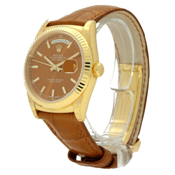 Day-Date 118138 - Leather Strap - Unworn 2017
