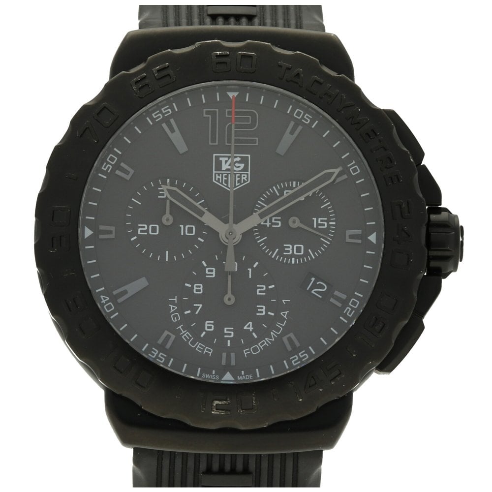 Formula 1 CAU1114 - Black Rubber Strap - 2012
