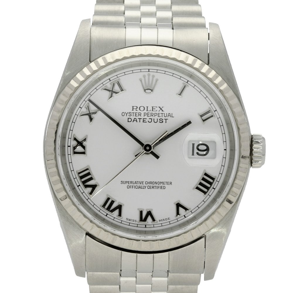 Datejust 16234 - Gents Watch - White Dial - 2004