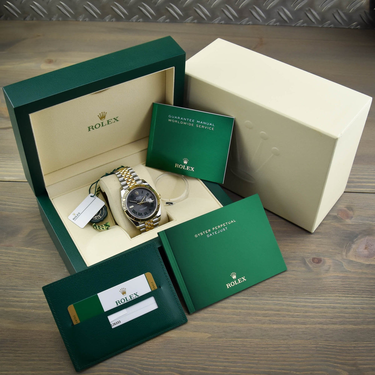 Datejust 126333 - Gents Watch - Wimbledon Dial - Unworn 2018