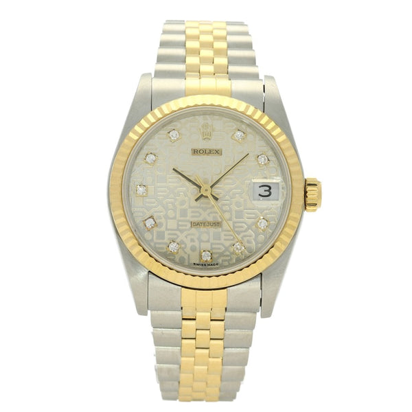 Datejust 68273 – Mid-size Watch - Diamond Dial - 1995
