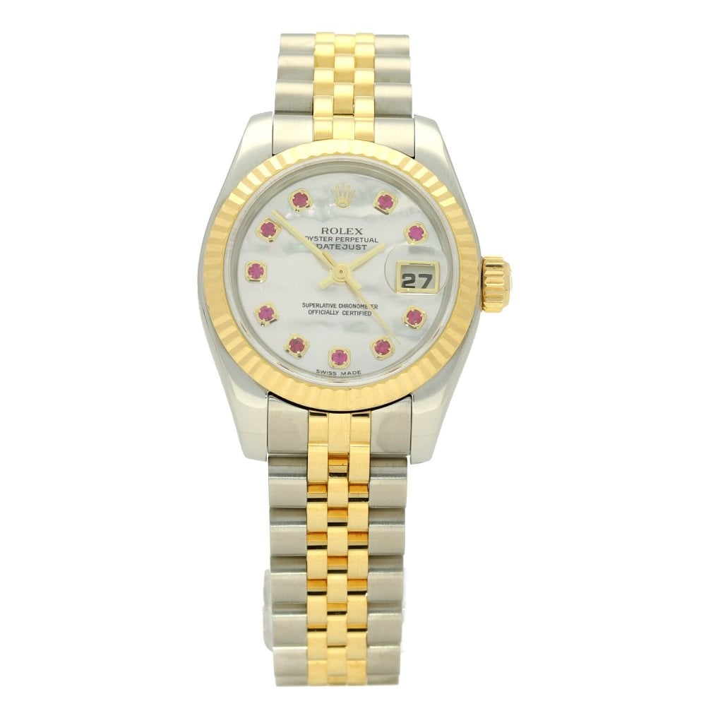 Datejust 179173 - Mother Of Pearl & Ruby Dial - 2004