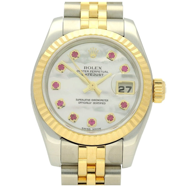 Datejust 179173 - Mother Of Pearl & Ruby Dial - 2004