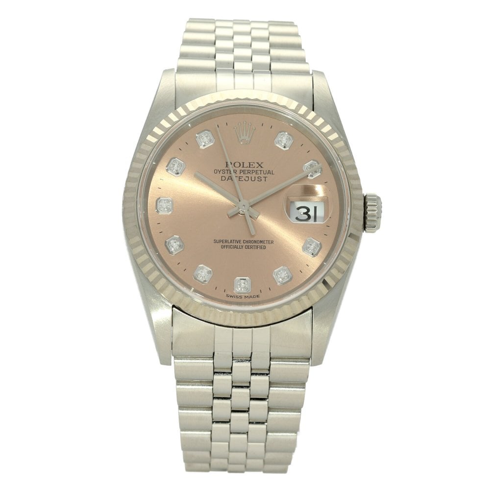 Datejust 16234 - Gents Watch - Diamond Dial - 1998