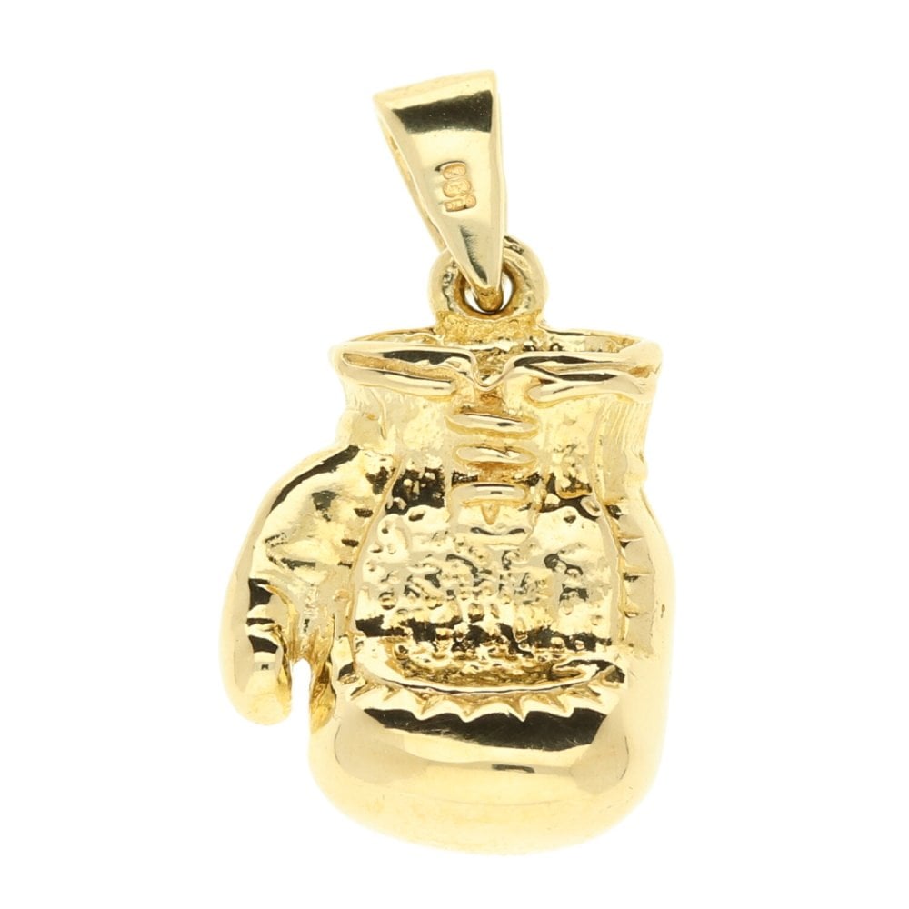 9ct Yellow Gold Boxing Glove Pendant - 14.5g