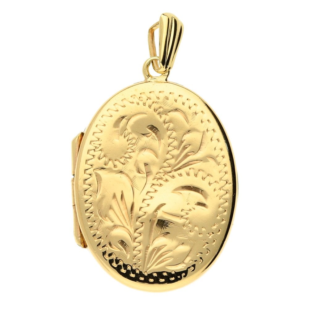9ct Yellow Gold Small Locket - 4.2g