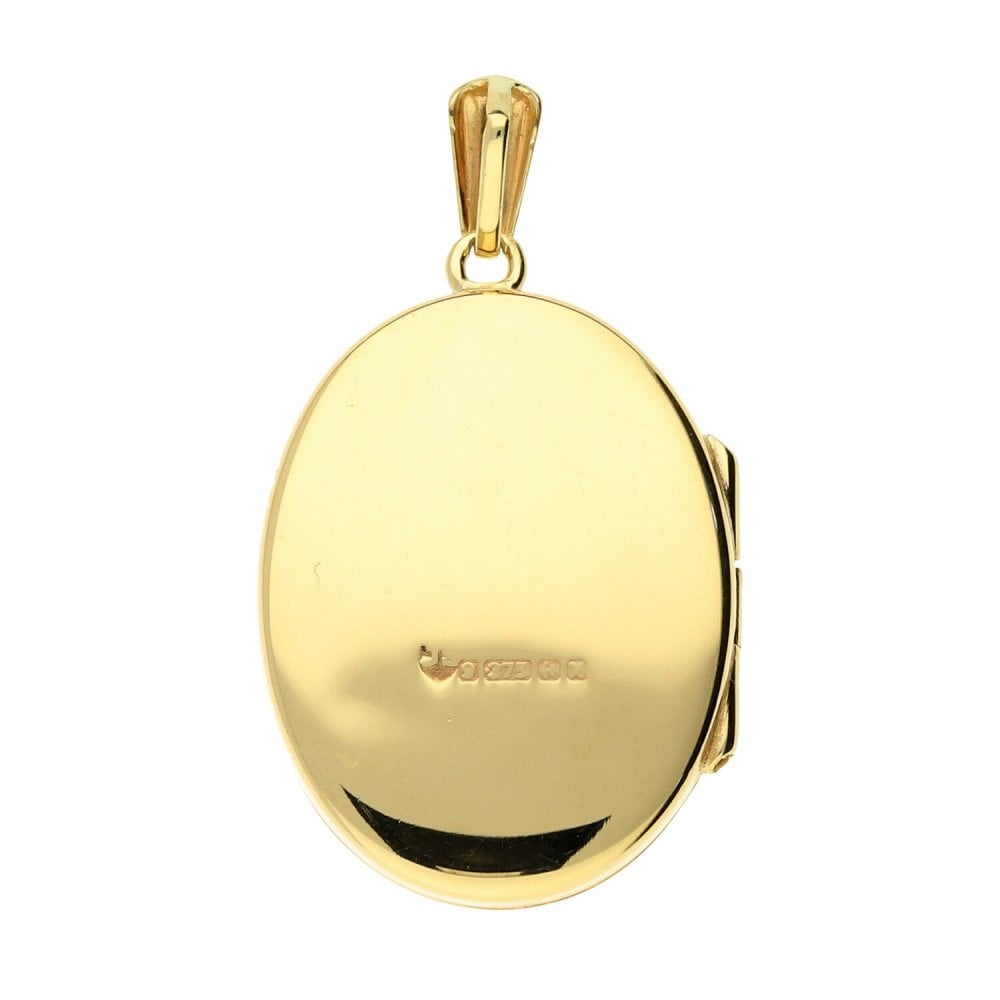 9ct Yellow Gold Small Locket - 4.2g