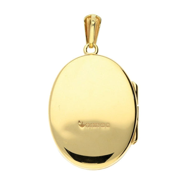 9ct Yellow Gold Small Locket - 4.2g