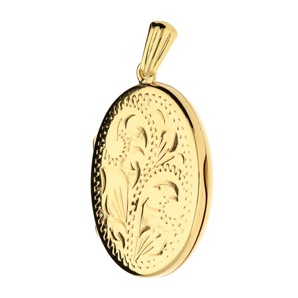 9ct Yellow Gold Small Locket - 4.2g