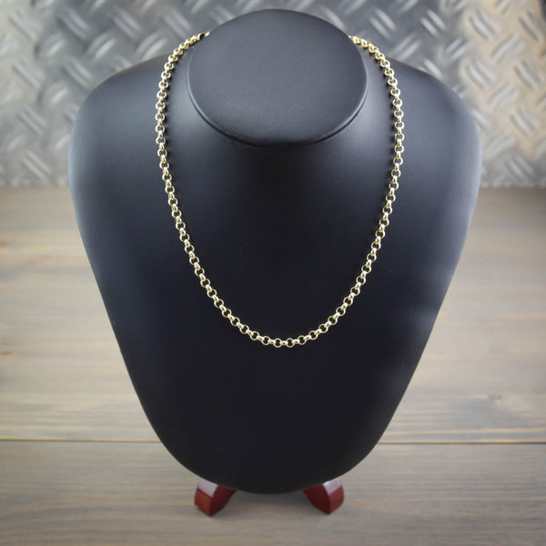 9ct Gold 24" Belcher Chain - 19.5g