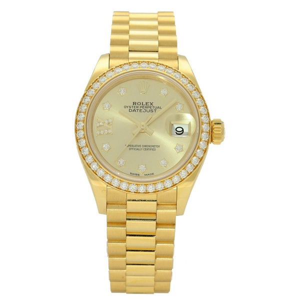 Lady-Datejust 28 - 279138RBR - Diamond Bezel & Dial - 2016