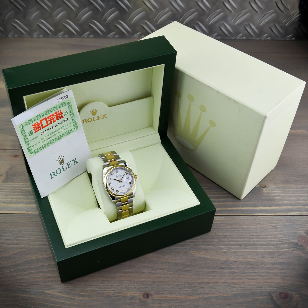 Datejust 116203 - Gents Watch - White Dial - 2007