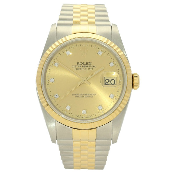 Datejust 16233 - Gents Watch - Diamond Dial - 1992
