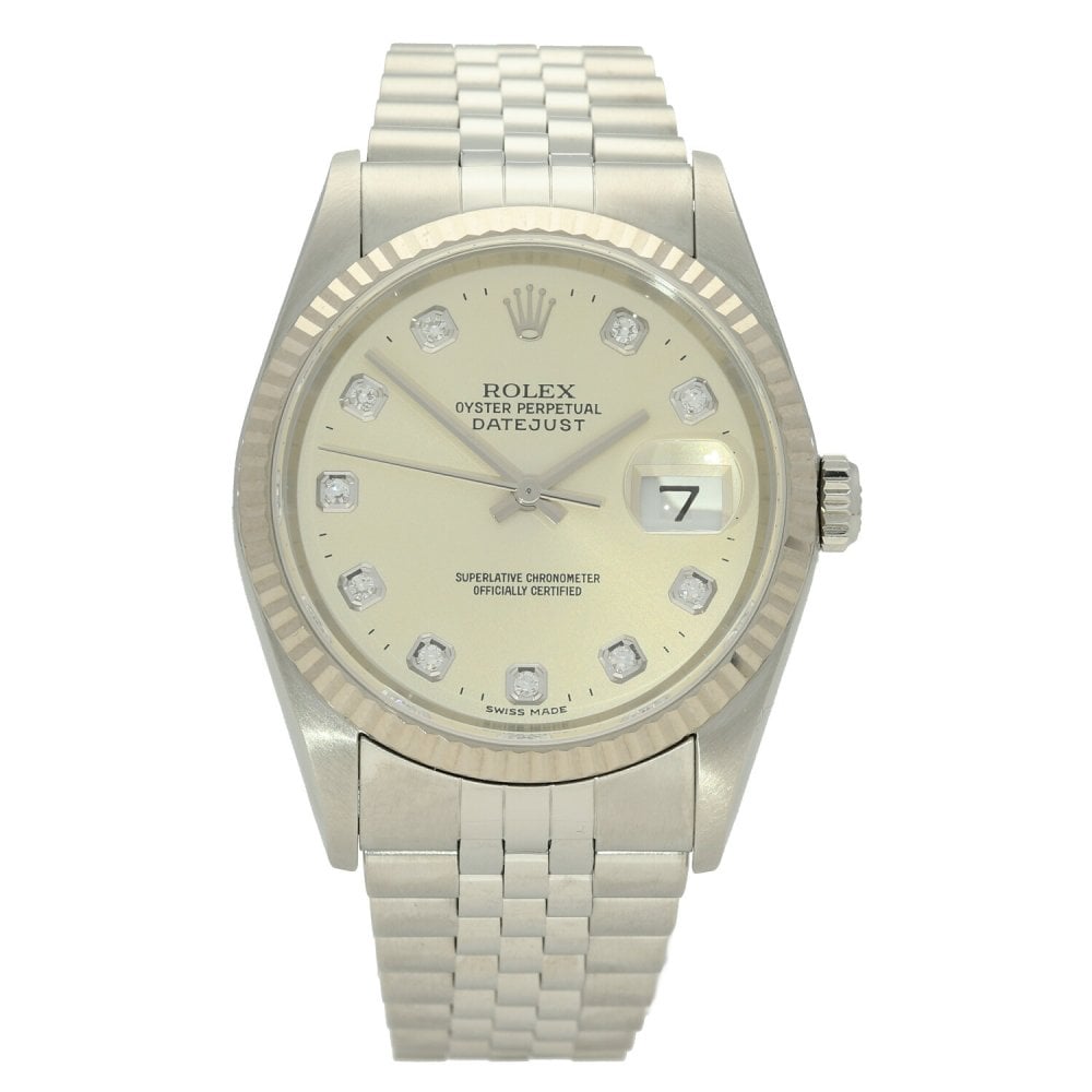 Datejust 16234 - Gents Watch - Diamond Dial - 2001