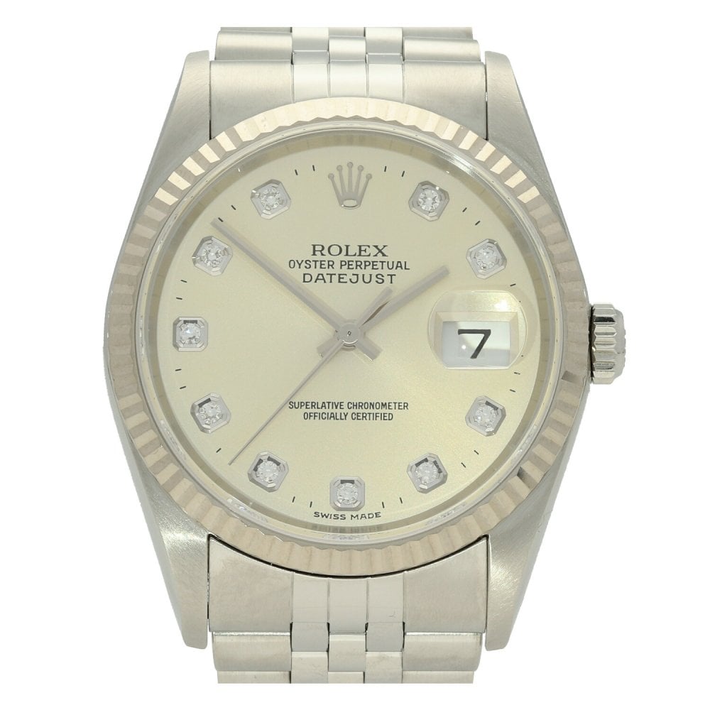 Datejust 16234 - Gents Watch - Diamond Dial - 2001