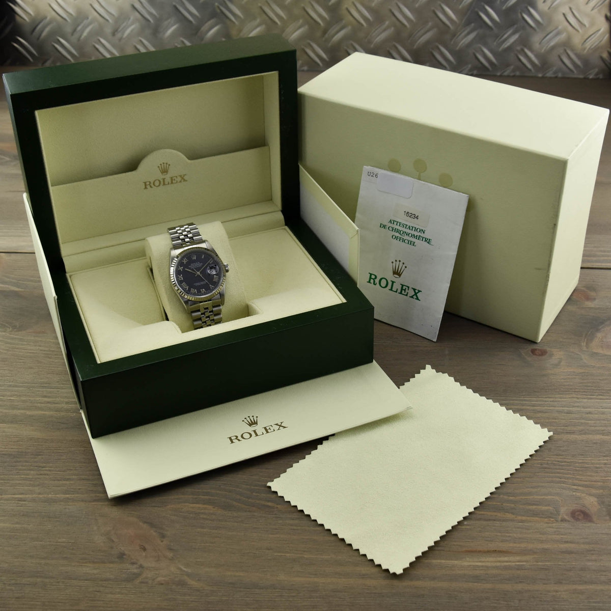 Datejust 16234 - Gents Watch - Blue Dial - 1999