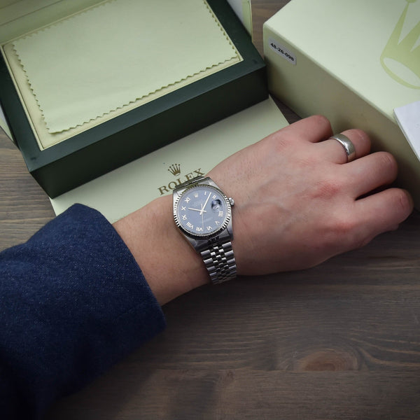 Datejust 16234 - Gents Watch - Blue Dial - 1999
