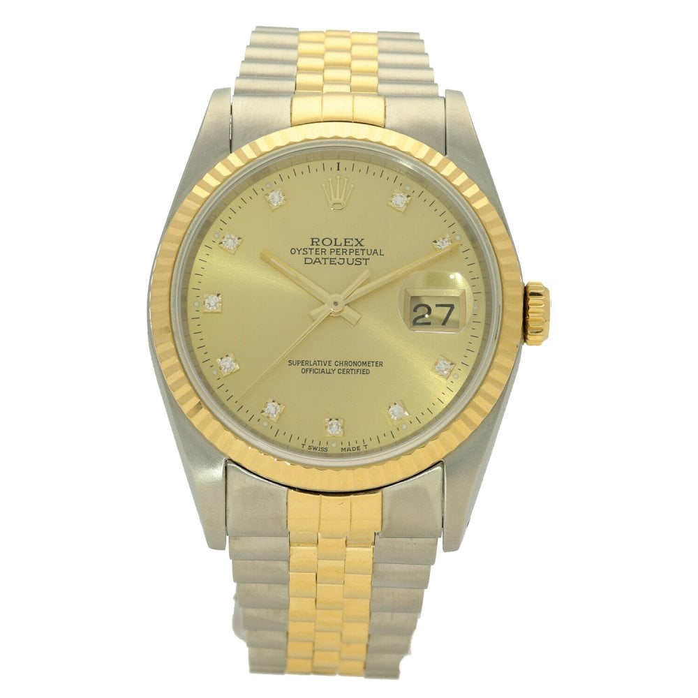 Datejust 16233 - Gents Watch - Diamond Dial - 1992
