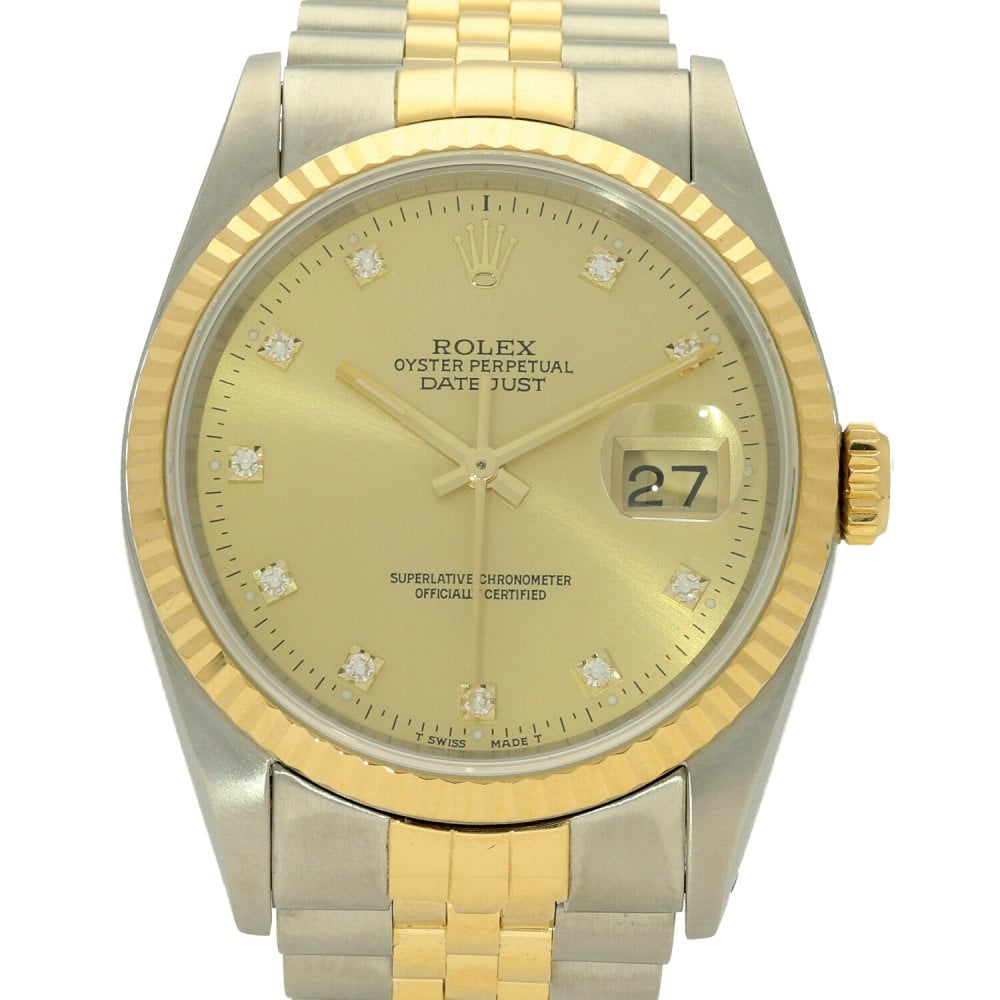 Datejust 16233 - Gents Watch - Diamond Dial - 1992