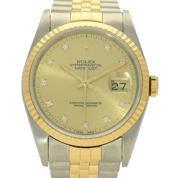 Datejust 16233 - Gents Watch - Diamond Dial - 1992