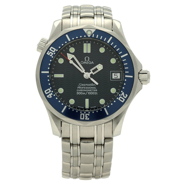 Seamaster 2551.80.00 - Gents Watch - Blue Bezel - Circa 2002