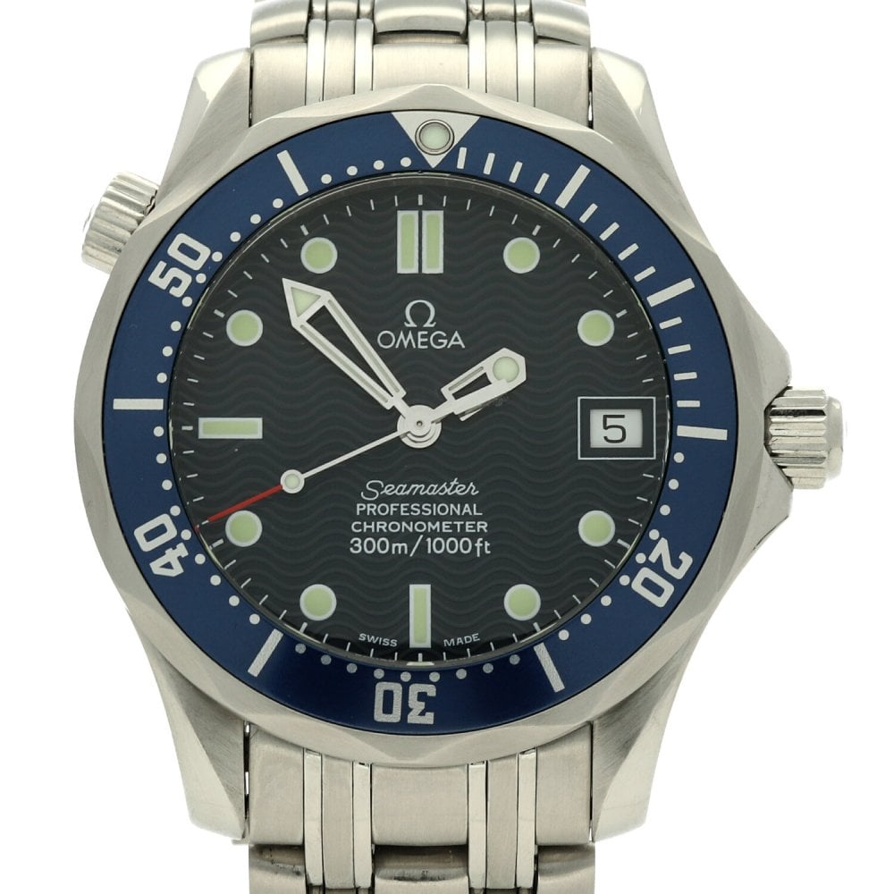 Seamaster 2551.80.00 - Gents Watch - Blue Bezel - Circa 2002