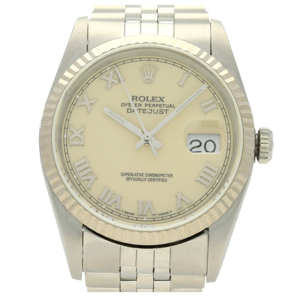 Datejust 16234 - Gents Watch - Cream Dial - 1990