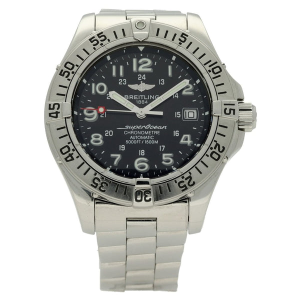 Superocean A17360 – Gents Watch – Black Dial - 2007