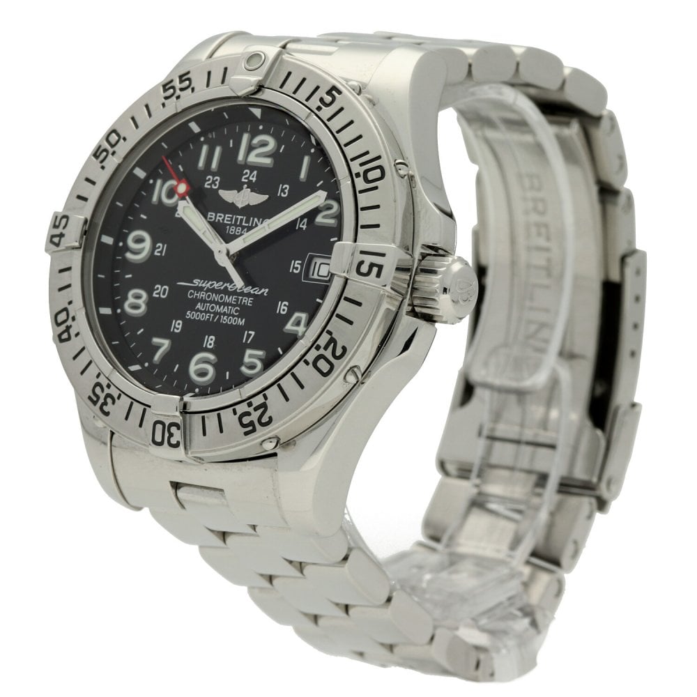 Superocean A17360 – Gents Watch – Black Dial - 2007