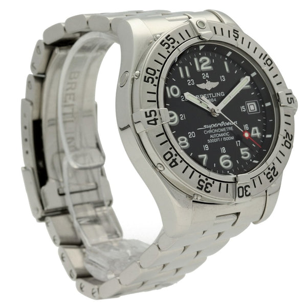 Superocean A17360 – Gents Watch – Black Dial - 2007