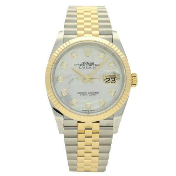 Datejust 36 126233 - Mother of Pearl & Diamond Dial - 2018