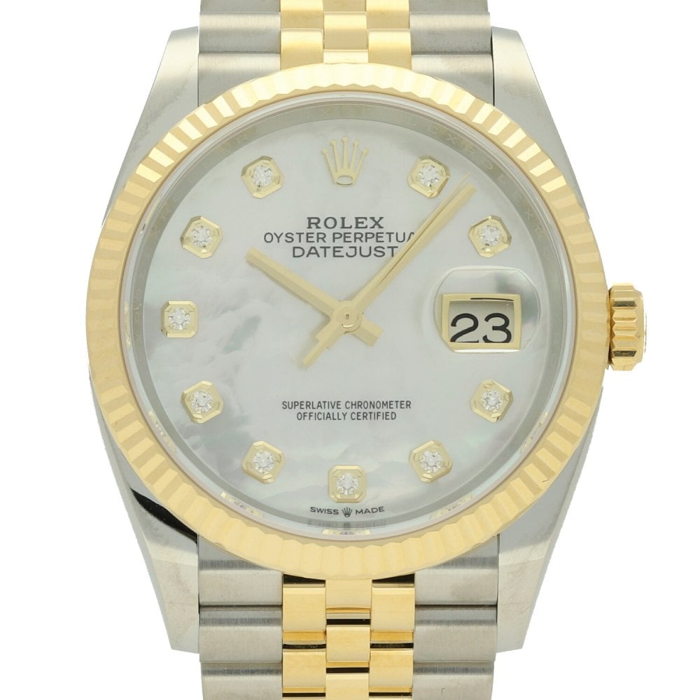 Datejust 36 126233 - Mother of Pearl & Diamond Dial - 2018