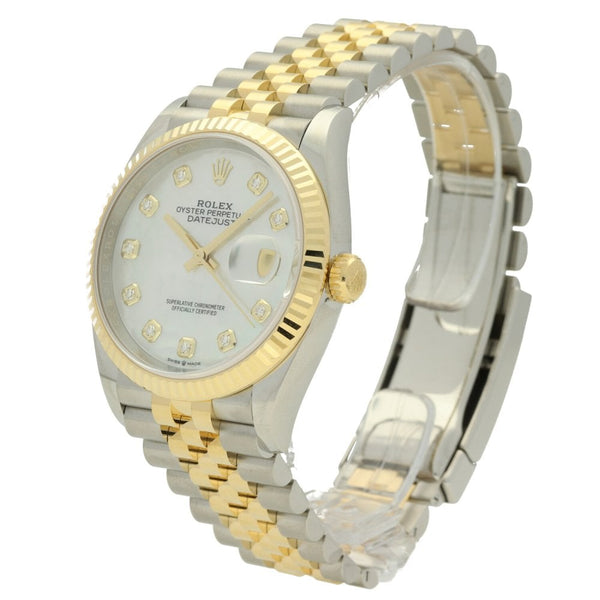 Datejust 36 126233 - Mother of Pearl & Diamond Dial - 2018