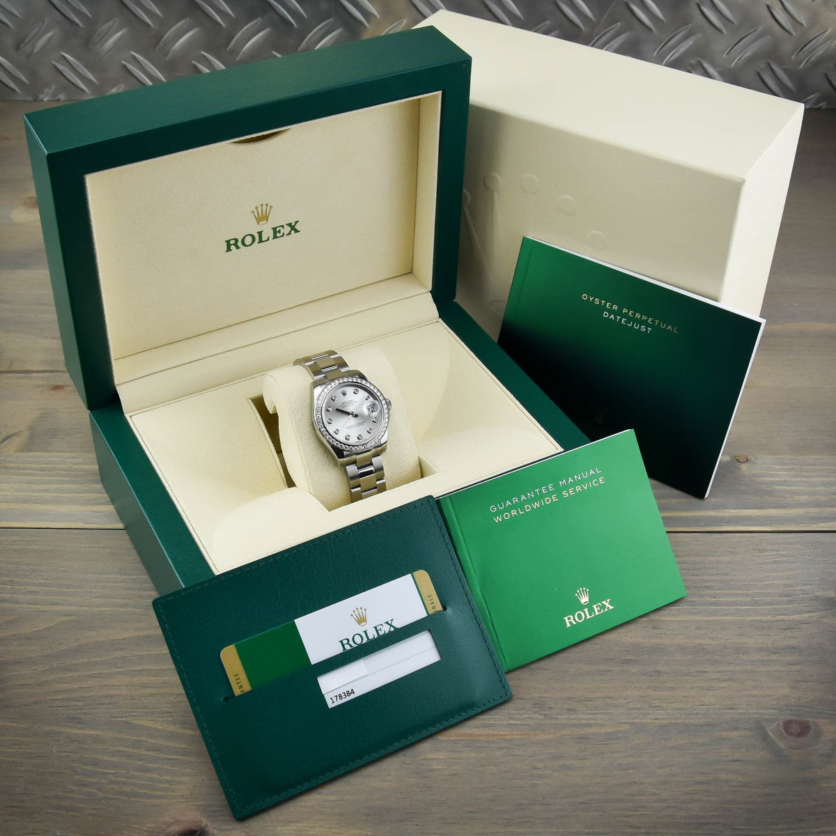 Datejust 178384 – Midsize Watch – Diamond Bezel - Unworn 2019