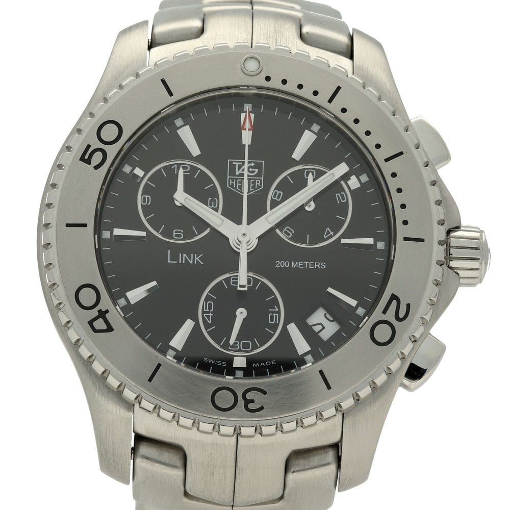 Tag Heuer Link CJ1110 - Gents Watch - Black Dial - Approx 2004