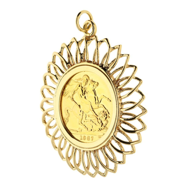 1967 Gold Full-Sovereign Pendant - 13.2g