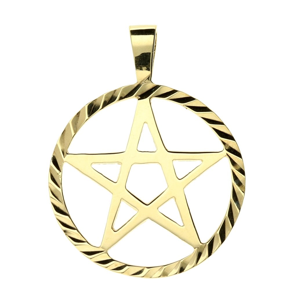 9ct Yellow Gold 5 Pointed Star Pendant - 2.7g