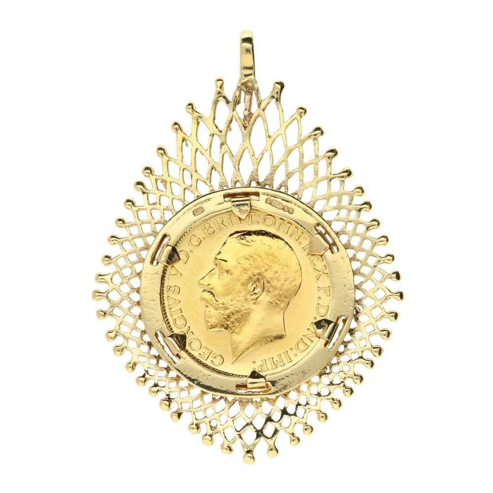 1918 Gold Full-Sovereign Pendant - 14.3g