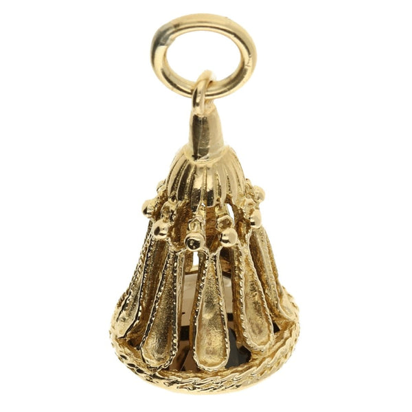 9ct Yellow Gold Fob Pendant With Smokey Quartz 8.1g