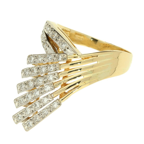 18ct Yellow Gold 0.31ct Diamond Cocktail Ring