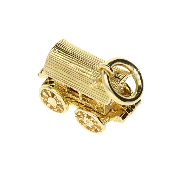 9ct Yellow Gold Caravan Charm - 6.0g