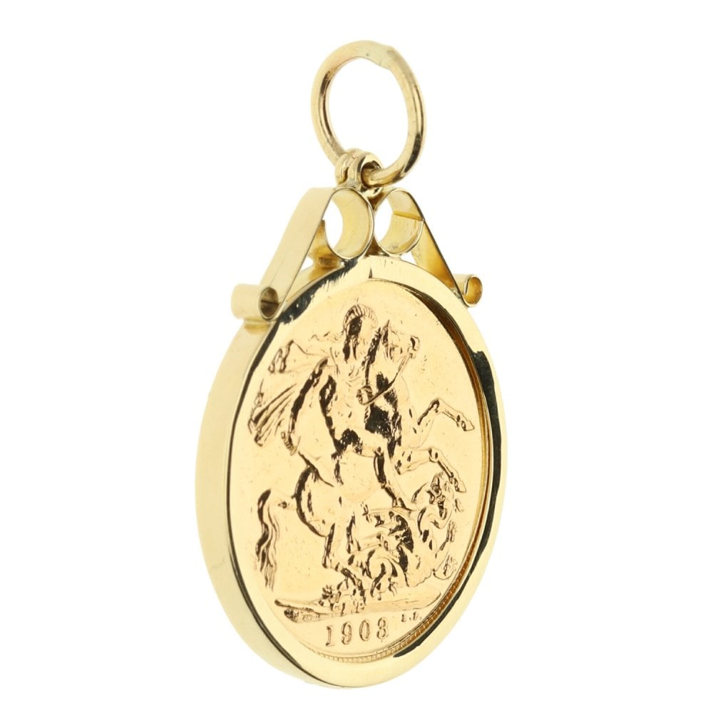 1903 Gold Full-Sovereign Pendant - 9.4g