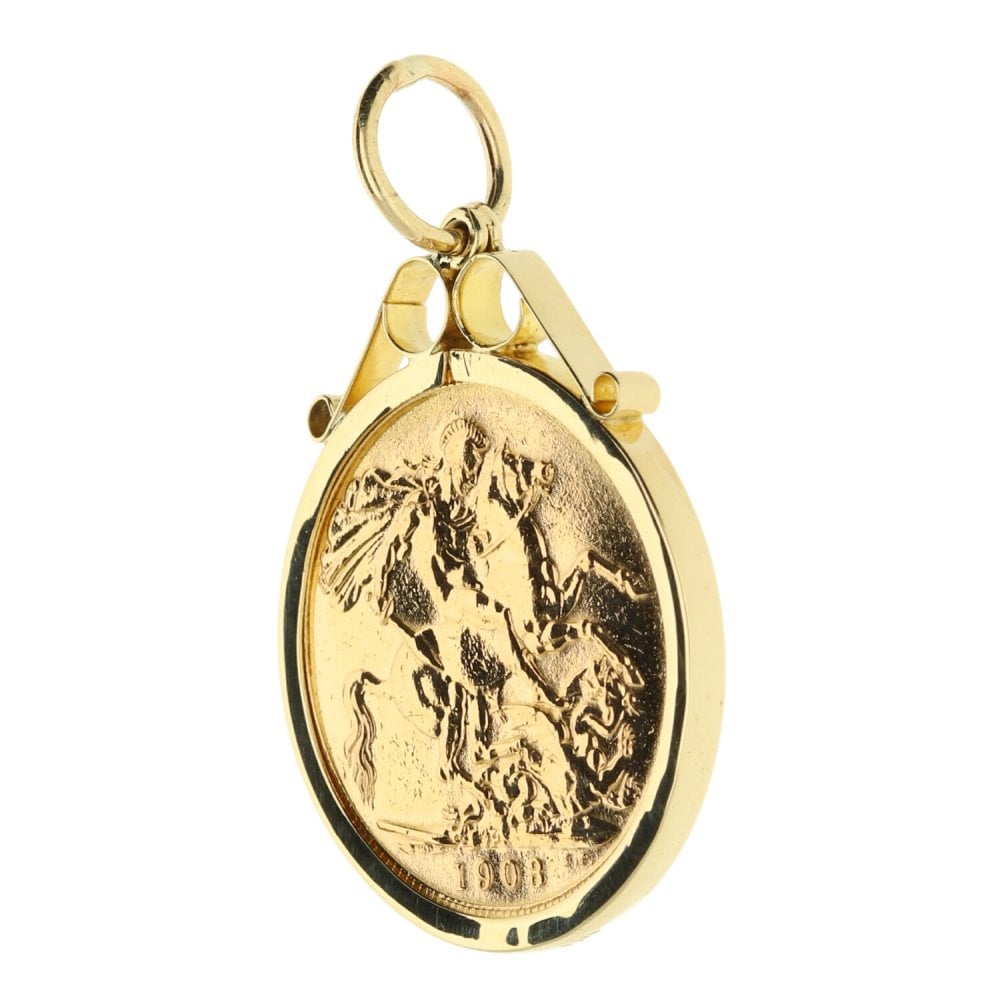 1903 Gold Full-Sovereign Pendant - 9.4g