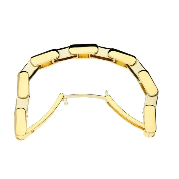 14ct Yellow & White Gold Gents Diamond Bracelet - 96.8g