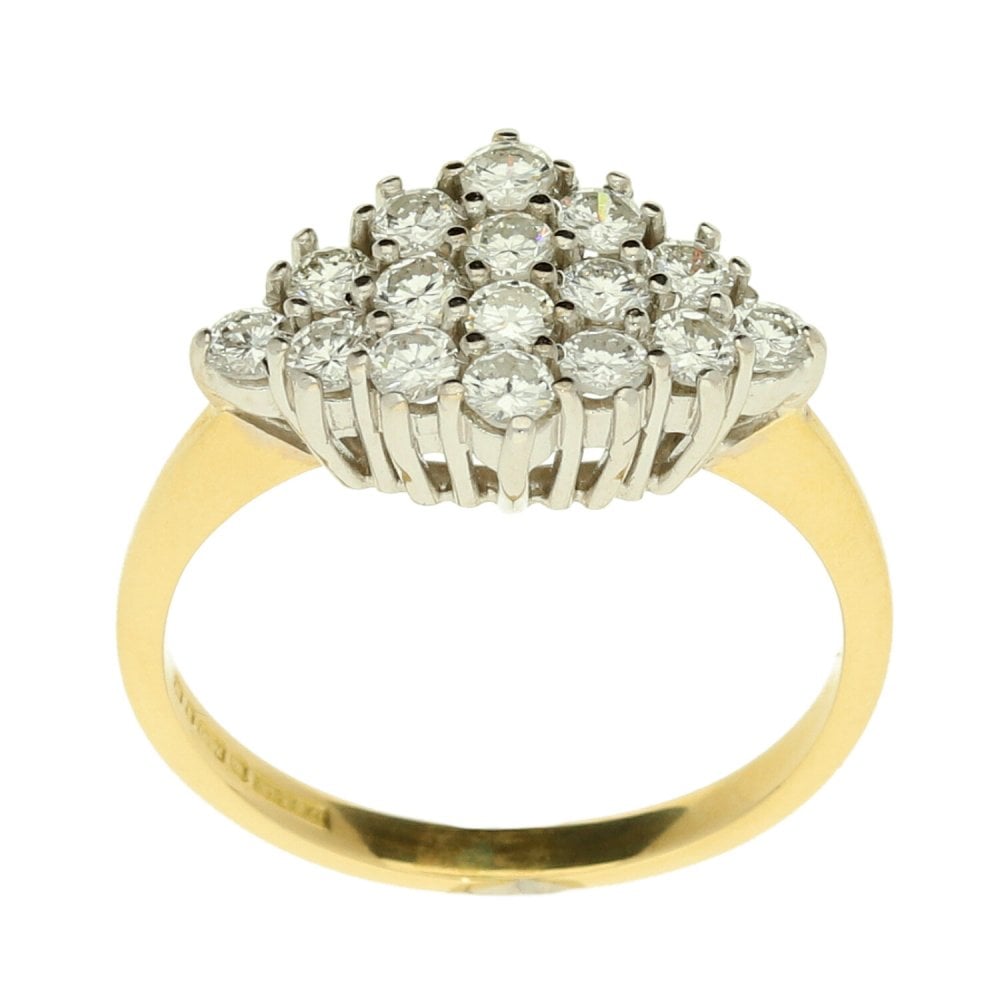 18ct Yellow Gold Diamond Ring - 0.48ct